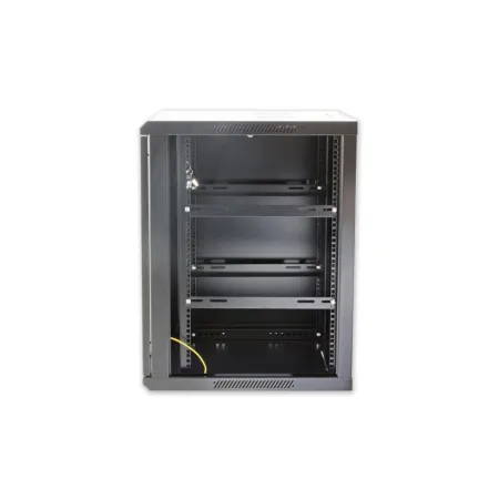 Szafka Wisząca Złożona 15u 600x600 Rack 19 Drzwi Szklane